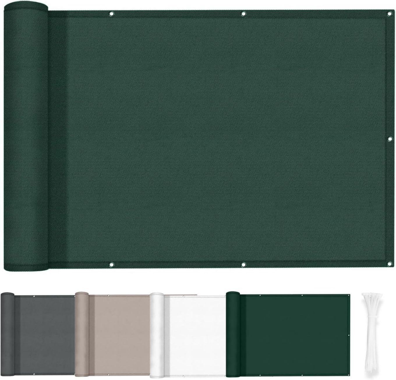 balcone con finitura curata e resistente manutenzione copri verde impermeabile e resistente all'acqua per